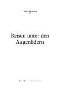 Portada de Reisen unter den Augenlidern
