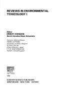 Portada de Reviews in environmental toxicology 1