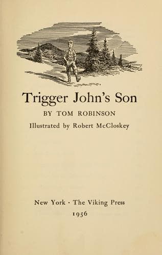 Portada de Trigger John's son