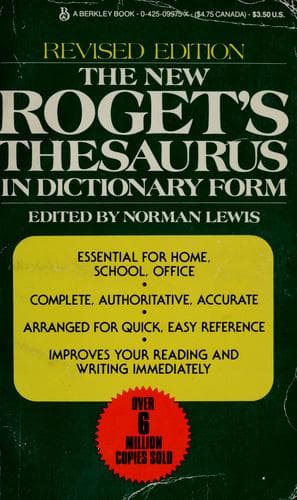 Portada de The New Roget's thesaurus
