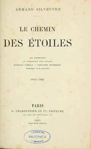 Portada de Le chemin des étoiles