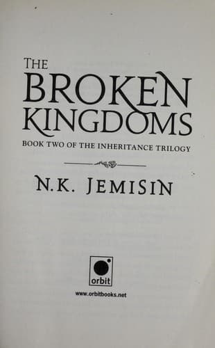 Portada de The Broken Kingdoms