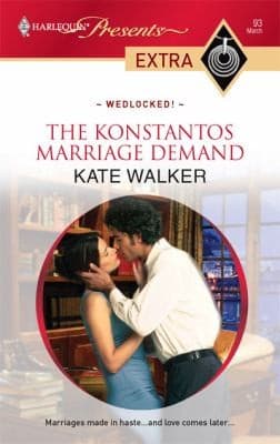 Portada de The Konstantos Marriage Demand
Harlequin Presents Extra