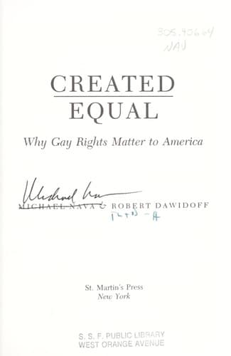 Portada de Created equal