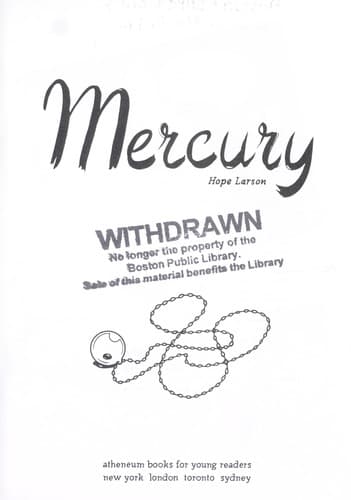 Portada de Mercury