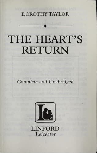 Portada de The heart's return