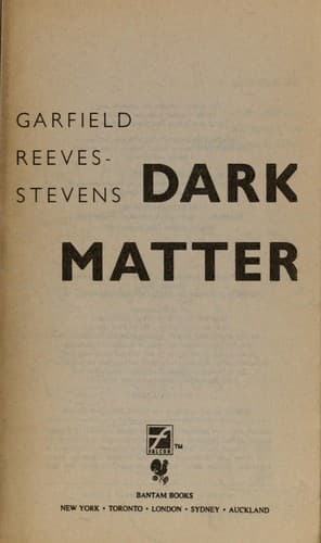 Portada de Dark matter