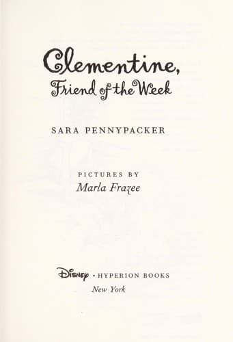 Portada de Clementine, Friend of the Week