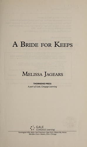 Portada de A bride for keeps