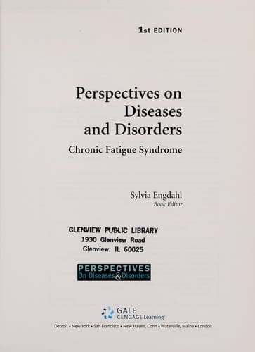 Portada de Chronic fatigue syndrome