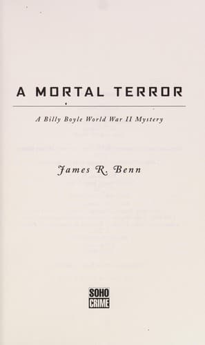 Portada de A mortal terror