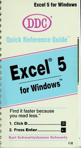 Portada de Excel 5 for Windows