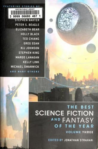 Portada de The Best Science Fiction and Fantasy of the Year, Volume Three