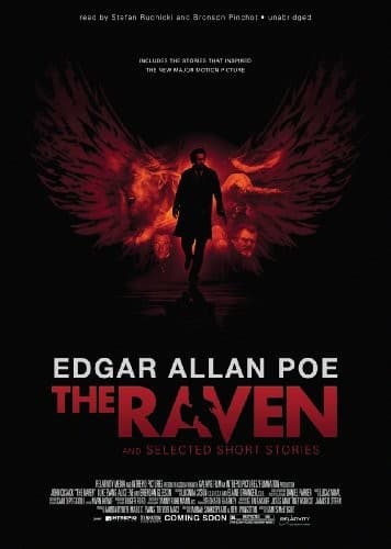 Portada de The Raven and Selected Short Stories (Black Cat / Cask of Amontillado / Facts in the Case of M. Valdemar / Fall of the House of Usher / Hop-Frog / Masque of the Red Death / Murders in the Rue Morgue / Mystery of Marie Roget / Pit and the Pendulum / Purloined Letter / Raven / Tell-Tale Heart)