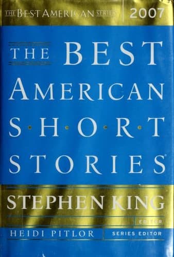 Portada de The Best American Short Stories 2007