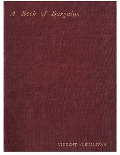 Portada de A Book of Bargains