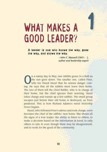 Portada de Being a leader and making decisions